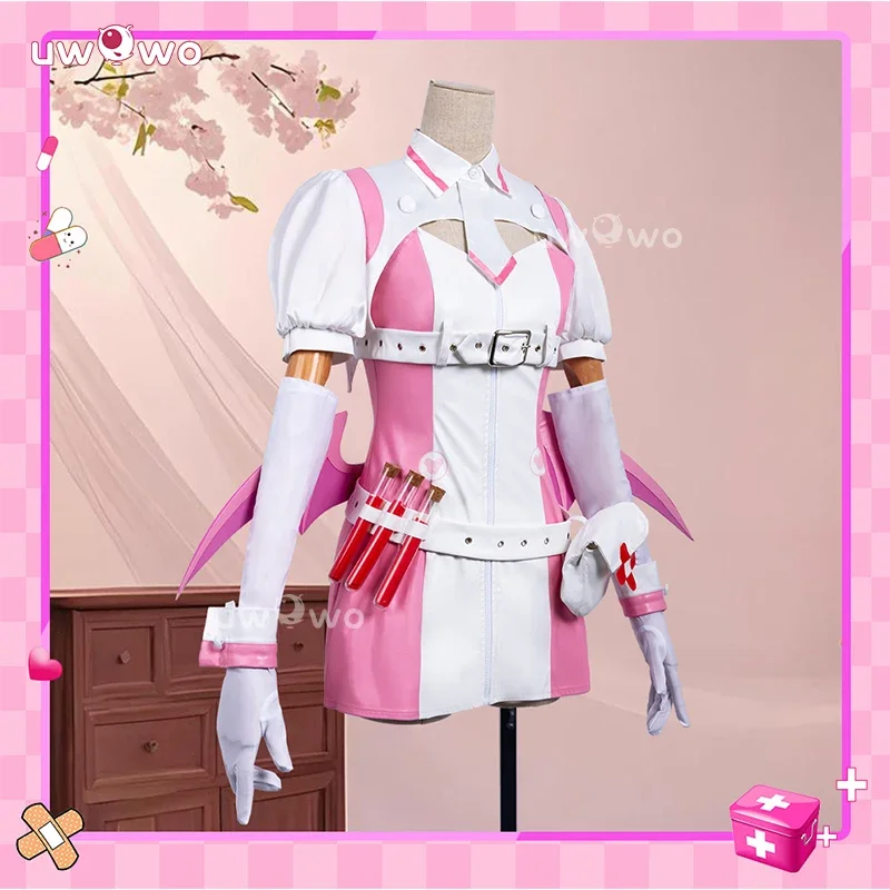 Buro Cosplay serie Collab: juego Muse Dash Buro Nocturne Bloodheir enfermera Buro Cosplay disfraz S-2XL disfraz de Halloween