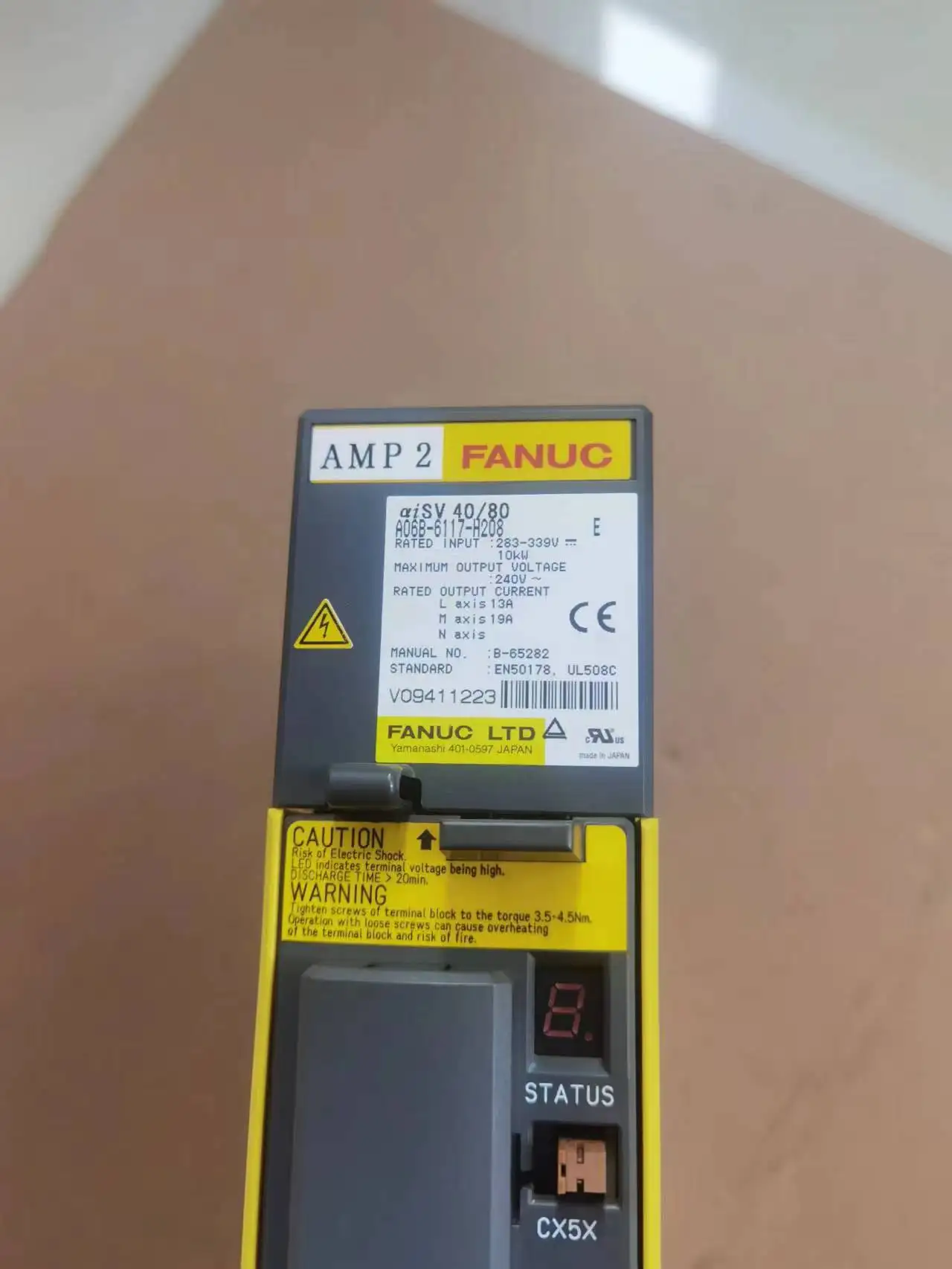 A06B-6117-H208FANUC servo drive The second-hand test is intact