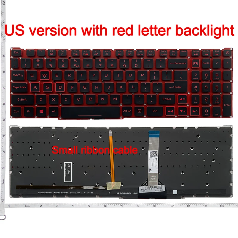 US NEW keyboard For ACER Nitro 5 N22C1 N20C1 N20C2 N20C3 AN515-46-R32U AN515-58-51R3 AN517-55 AN515-56 AN515-57 N22Q22 laptop