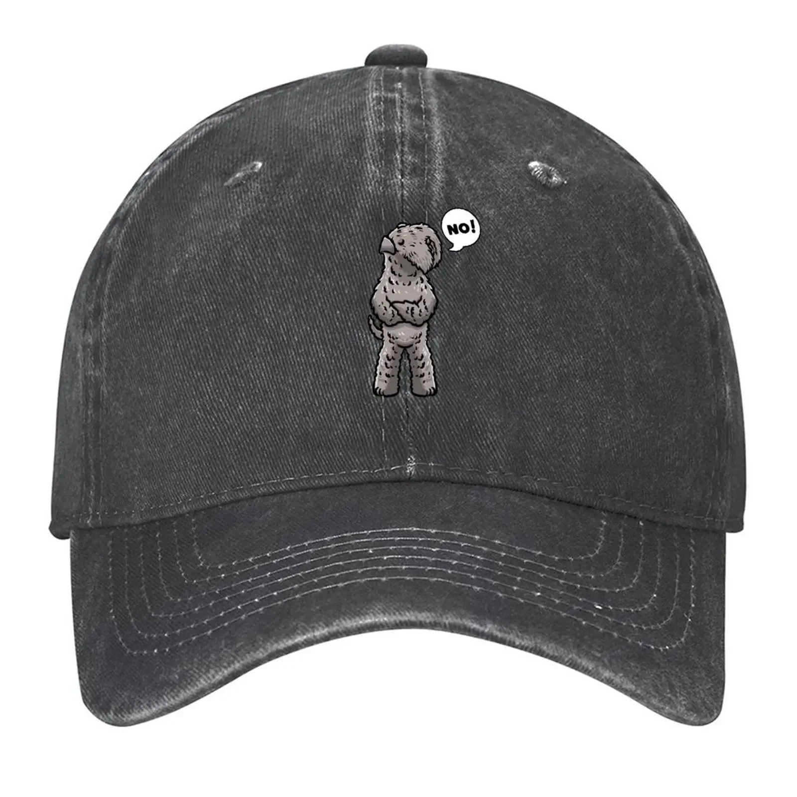 Gorra de lujo para hombre 2026 Kerry Blue Terrier Dog Stubborn No Baseball Cap, gorra de gran tamaño para hombre, gorro de espuma para fiesta, gorra de marca para hombre y mujer
