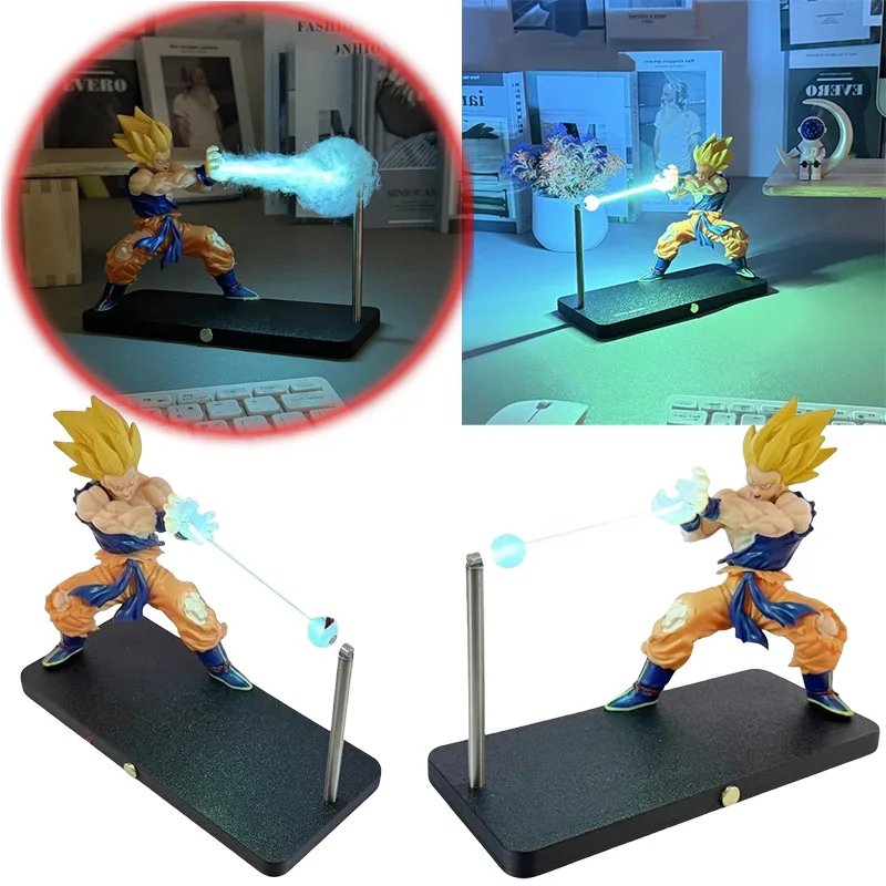

Dragon Ball Son Goku Turtle Pie Qigong Magnetic Suction Plug in Night Light Anime Atmosphere Decoration Ornament Birthday Gift