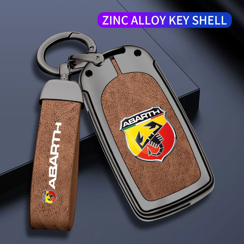 Zinc Alloy Car Smart Remote Key Case Cover Shell Protector For FIAT Tipo Toro Nuovo Freedom 500X Doblo Argo Grazie Accessories