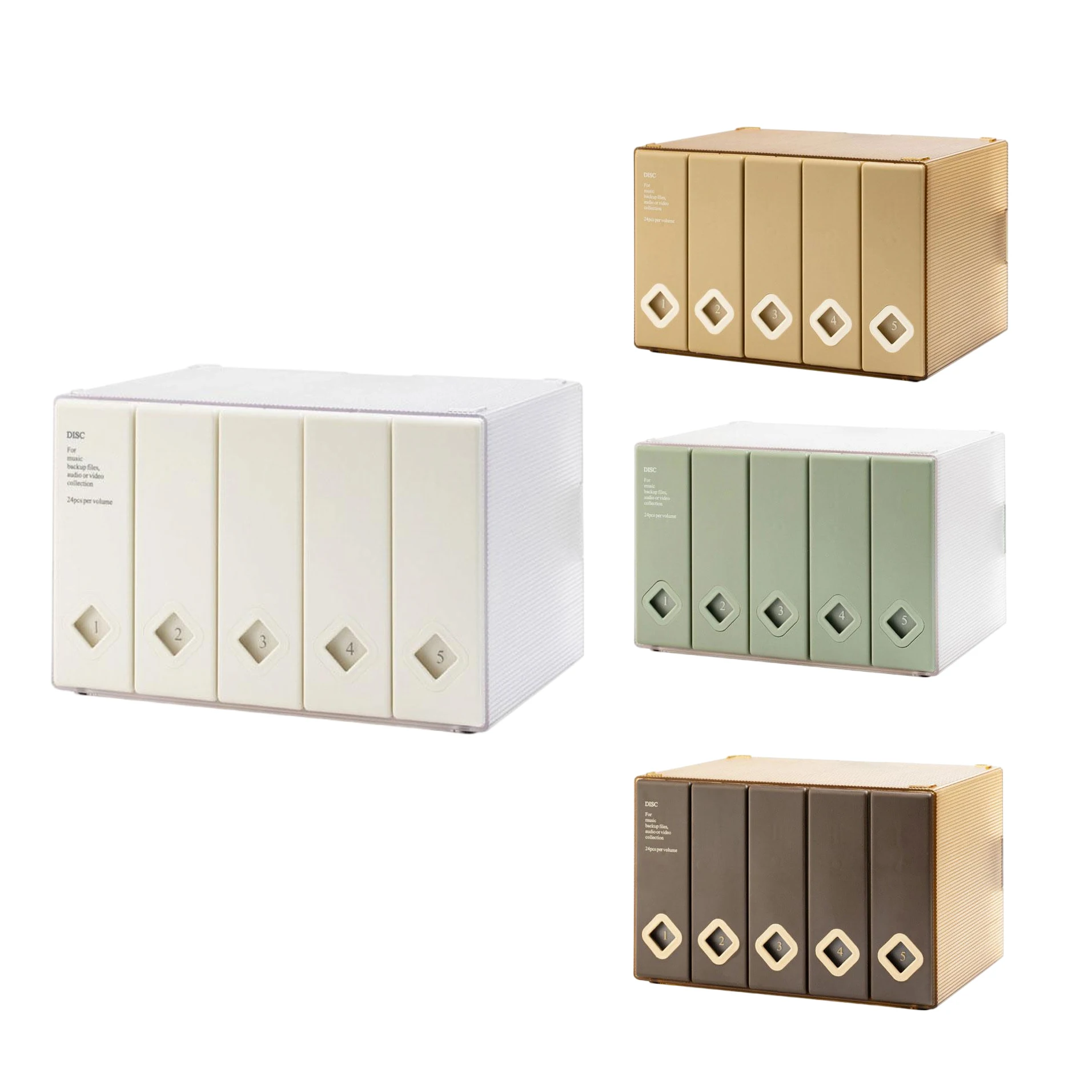

New CD Organizer DVD Sleeve 120 pages ,CD Holder Optical Disc Storage Box Large Capacity Creative Case,Music, Office