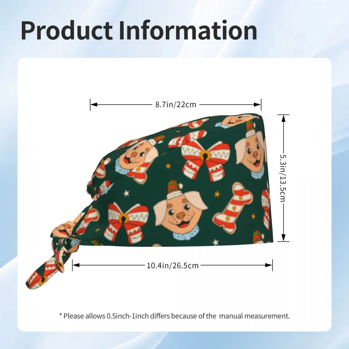 Chapeau de travail pour chien mignon, casquette décontractée, sac de lavage, mode