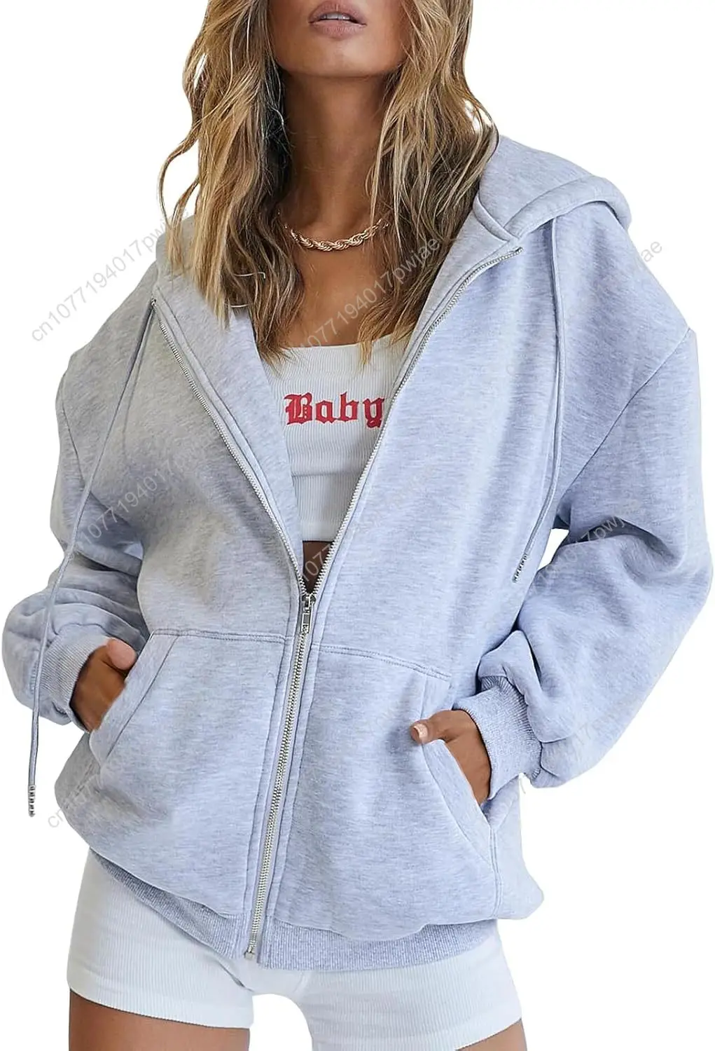 

Trendy Queen Womens Zip Up Hoodies Oversized Sweatshirts Fall School Fashion Outfits Casual Jackets 2025 Winter Clothes