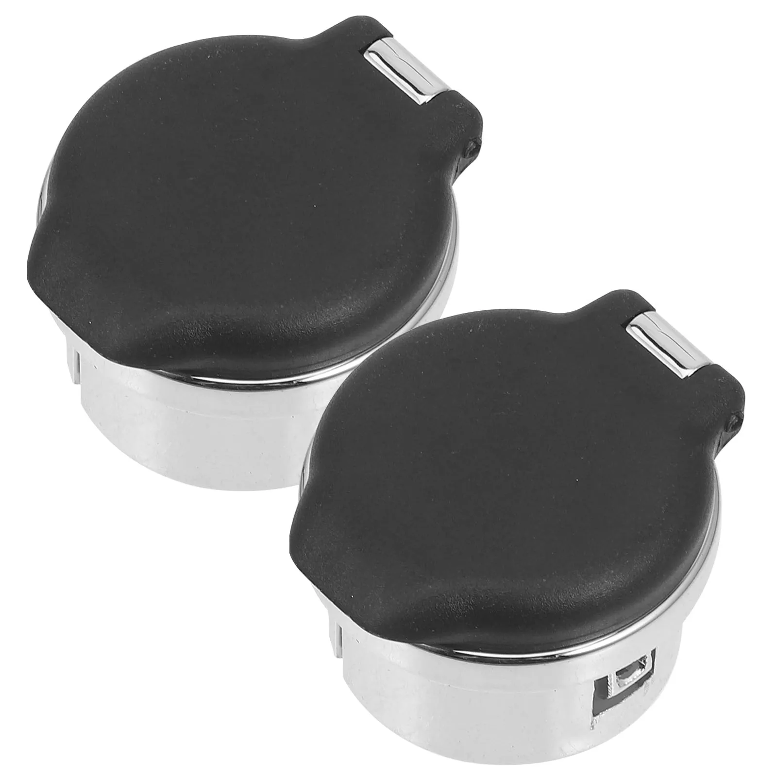 

2Pcs Cigarette Lighter Cover Cap Car Accessories Power Outlet Dust Plug Socket Electrical System Easy Use Sturdy