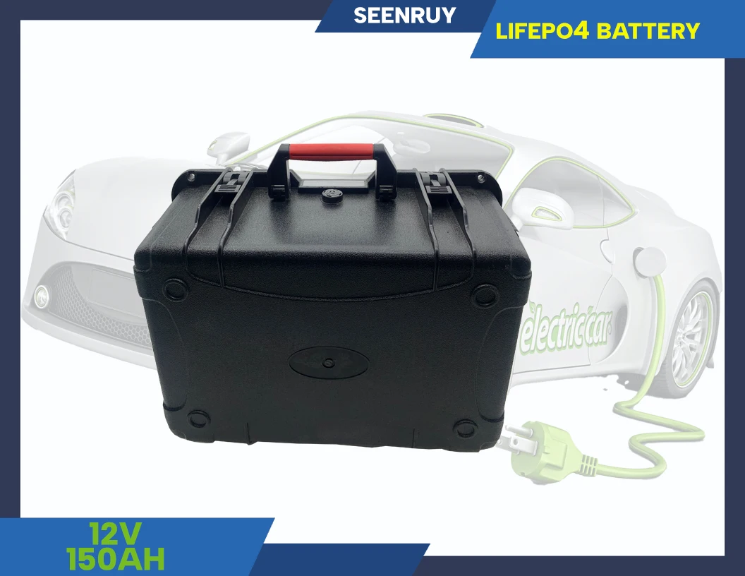 LFP 12V 150AH Lifepo4 Battery Built-in BMS 150A  perfect for  Portable Power Station  Electric Wheelchair