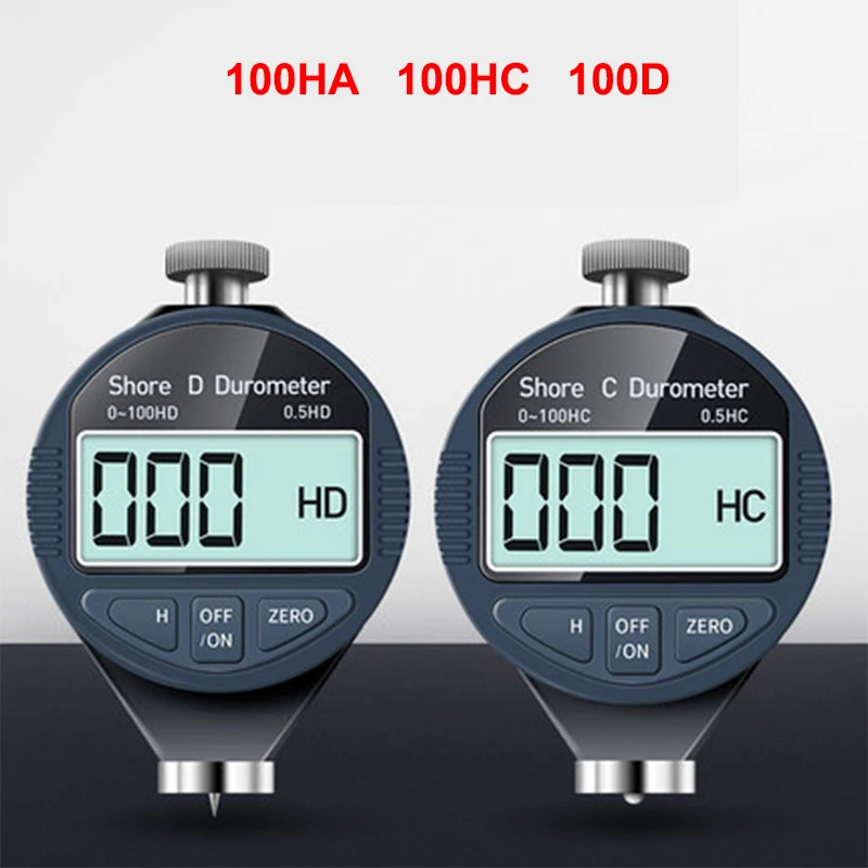 digital Shore Type A/O/D Rubber Tire Durometer Hardness Tester Meter 0-100 HA sclerometer hardness tester