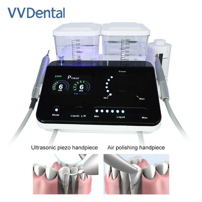 Scaler gigi ultrasonik kualitas baik, Ultrasound gigi dengan Jet Bicarbonate