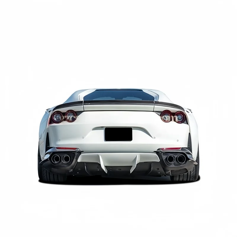 تم ترقيتها إلى طقم هيكل من ألياف الكربون الجافة من Novi Style لـ Ferari 812 Ultra Fast GTS أجزاء الناشر الأمامي والخلفي #4