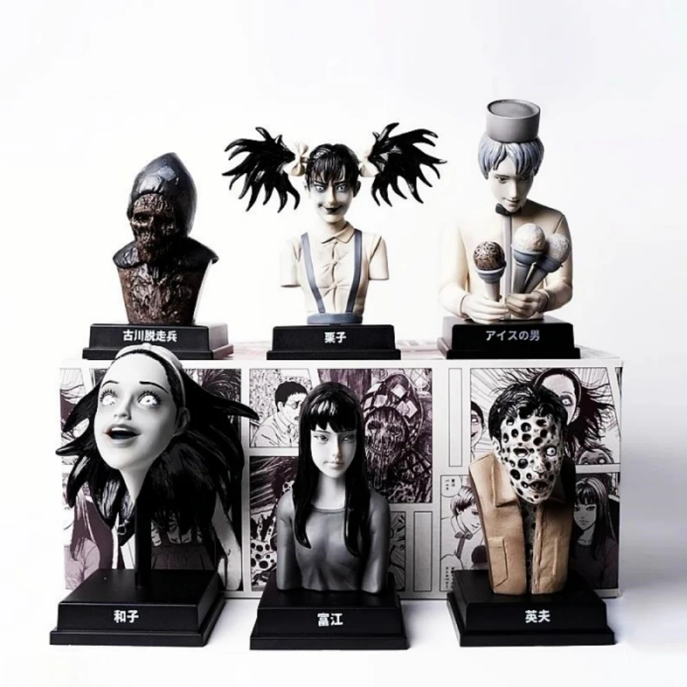 

Unbox Ito Junji Strange Box Blind Box The Second Bullet Tide Play Hand Puppet Tomie Peripheral Hand Office Boy Ornaments