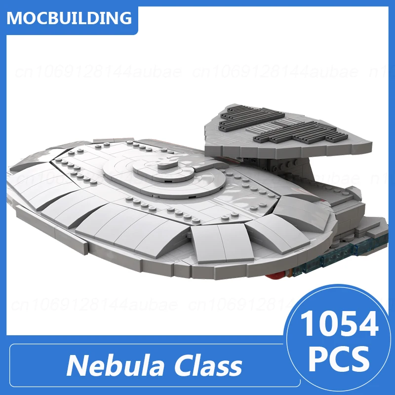 USS Enterprise NCC-1701-D Dreadnought & Nebula Class Display Model Moc Building Blocks Space Diy Assemble Bricks Xmas Toys Gifts