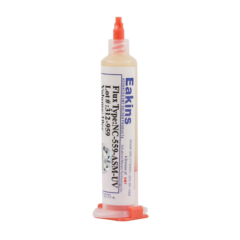 100g Solder Paste Lead Free Welding Advanced Oil Soldering Flux NC-559-ASM 10cc 559 Solder Paste Piston Needles For BGA PCB