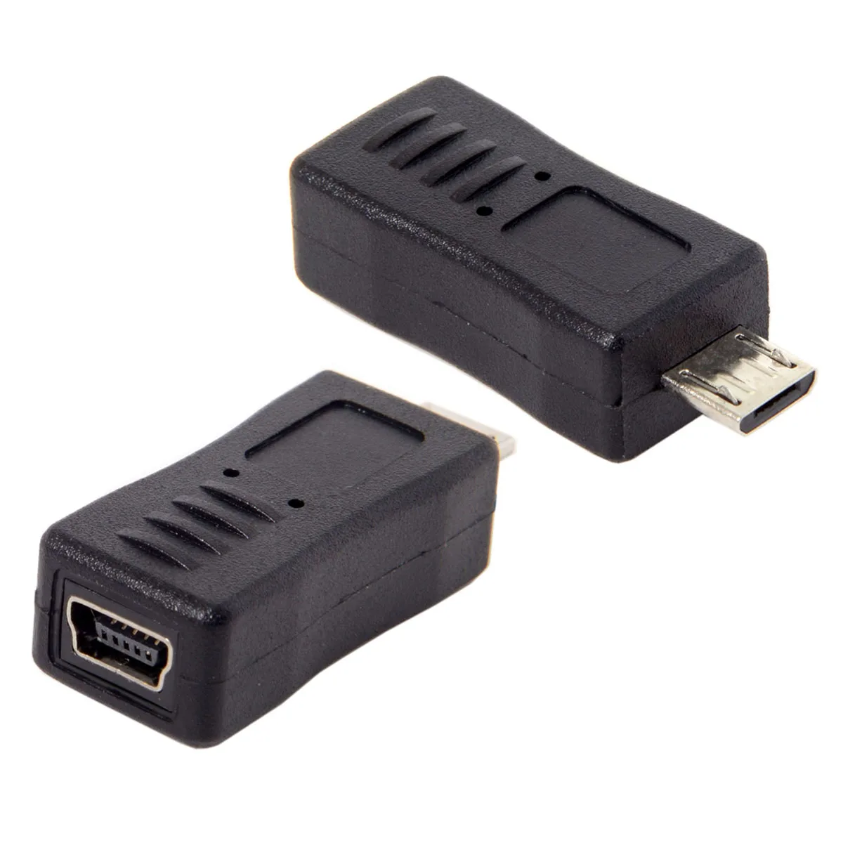 CYSM Mini Size Micro USB 5Pin Male to Mini Female USB Data Charge Adapter for Tablet & Cell Phone