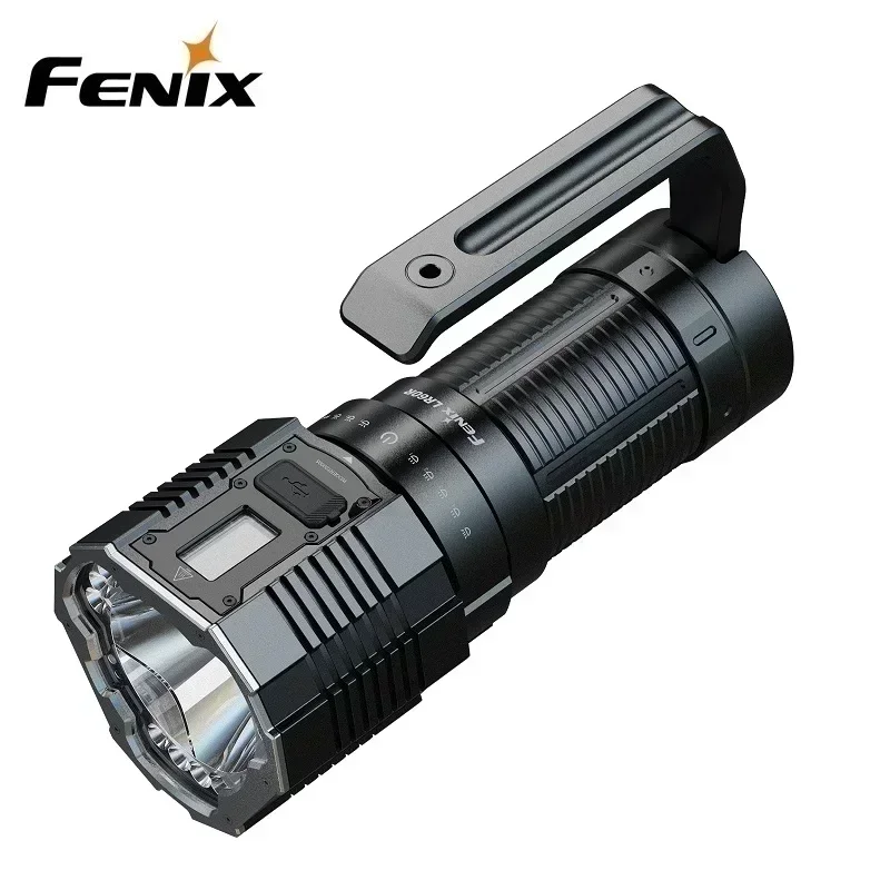 Ultra-bright Handheld Search Flashlight FENIX LR60R 21000 Lumen Mechanical Rotary LED Flashlight USB-C Charging included Battery