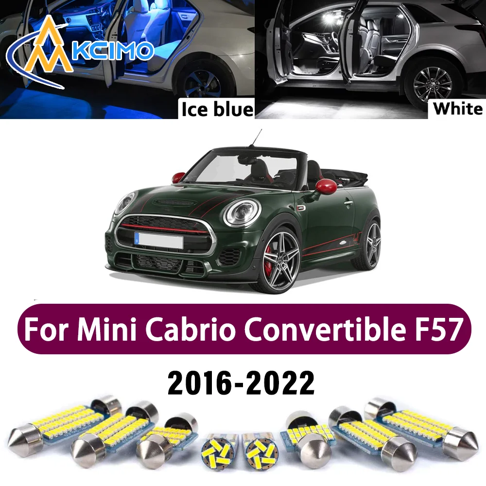 

Premium LED Interior Lighting Kit for Mini Cabrio Convertible F57 2016-2022 High-Quality Error-Free Dome Map Trunk Auto Lamps