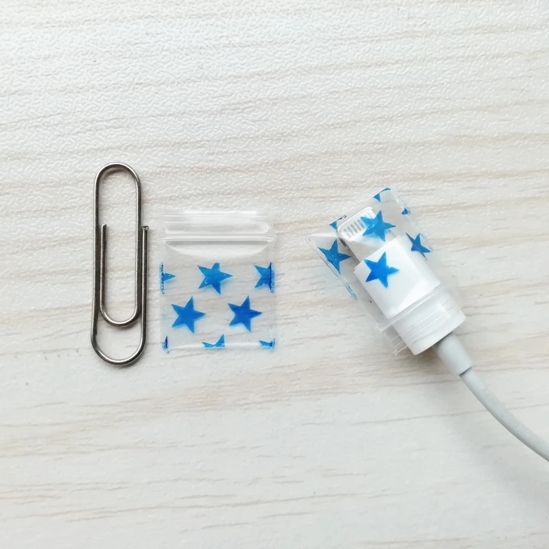 100Pcs Stars Bags Design Zip Seal Baggies Transparent Ziplock Bags Multi Size for Jewelry, Coins, Candy etc - view 3
