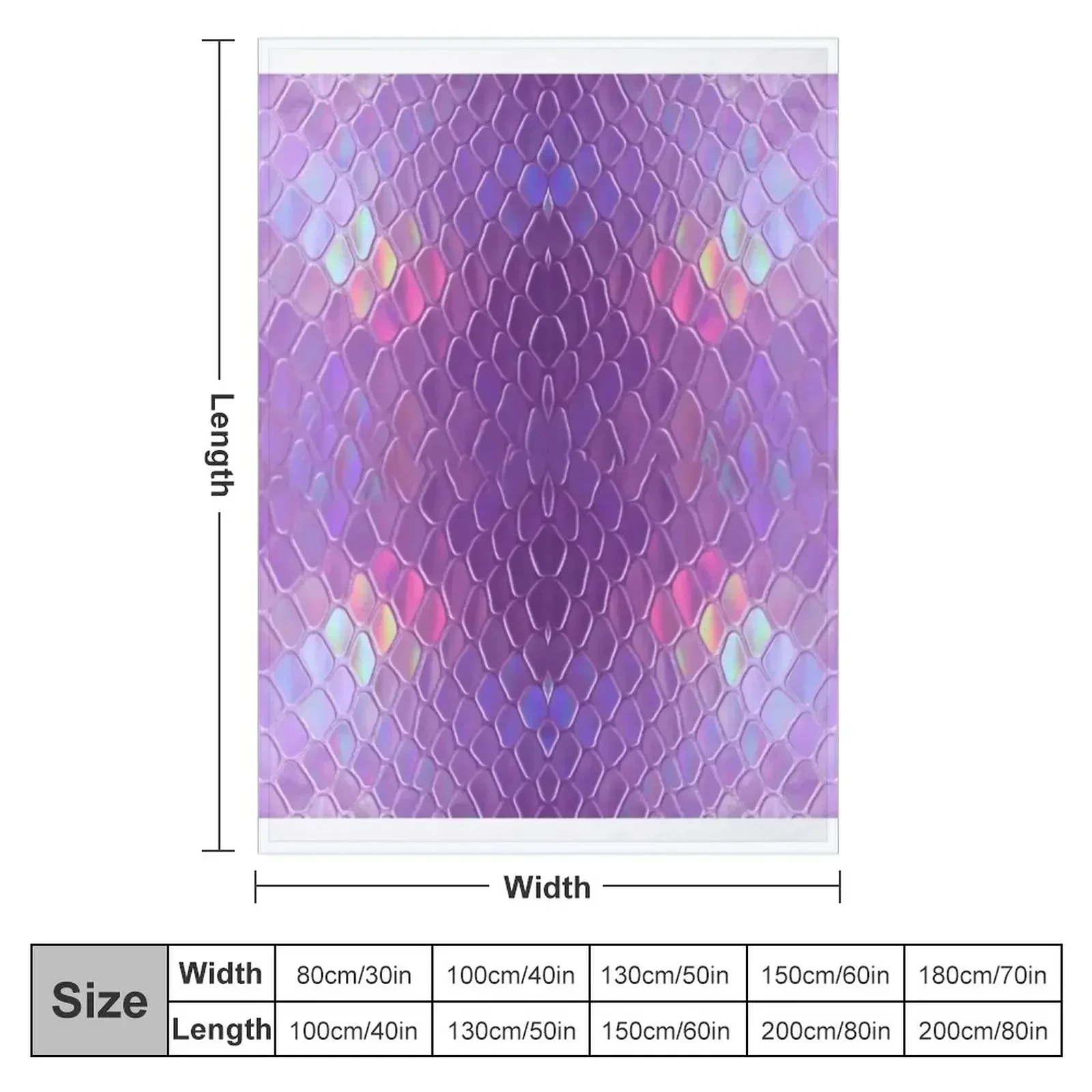 Holographic snake Throw Blanket warm for winter funny gift Extra Large Throw Weighted Blankets