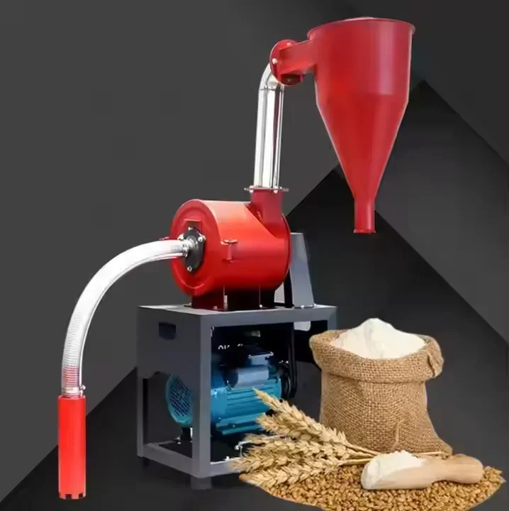 Electric Household Flour Mill Maize Grits Grinder Corn Rice pepper Grinding Maize Crusher Machine Grain Pulverizer