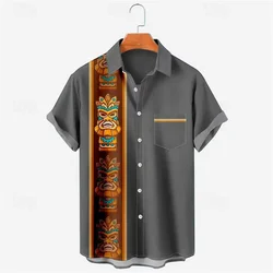 Graphic Bohemian Hawaiian Resort Men's Shirt Button Shirt Casual Shirt Daily Wear Vacation Outing Spring Summer Lapel Short Slee