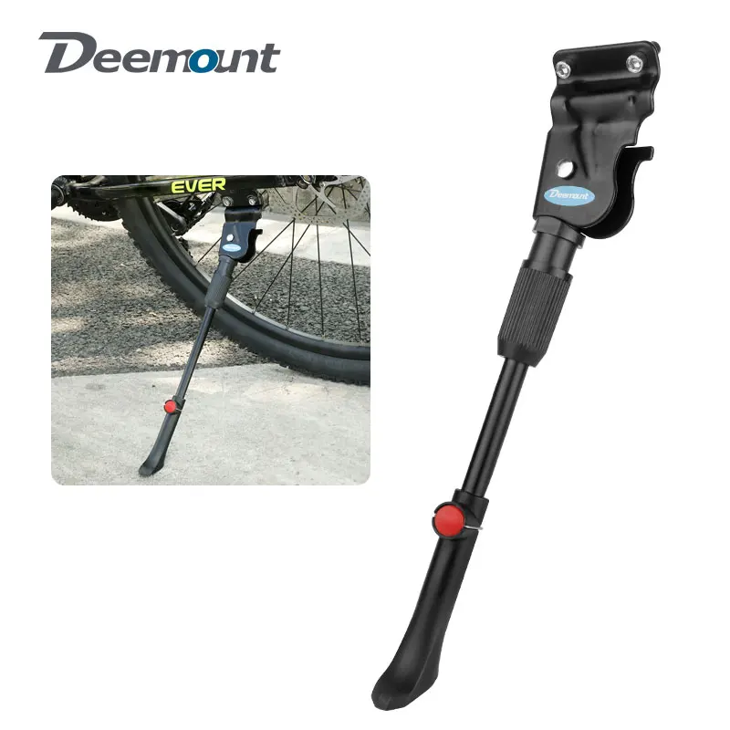 24-29in Bicycle Kickstand for Frame Chain Stay Tube 2 Preset Holes Install MTB Road Parking Support Rest Stand Iron Rack Crutch