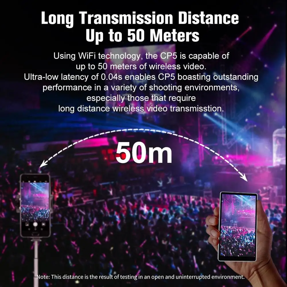 CP5 Monitor Screen Phone Rear Camera for Selfie Vlog Live Stream TikTok Compatib