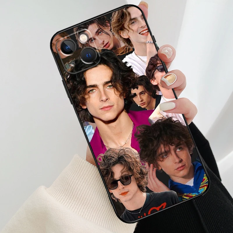 Timothee Chalamet Actor Phone Case For iPhone 13 12 11 14 15 16 Pro Max Mini X XS Max XR Plus Case Back Cover