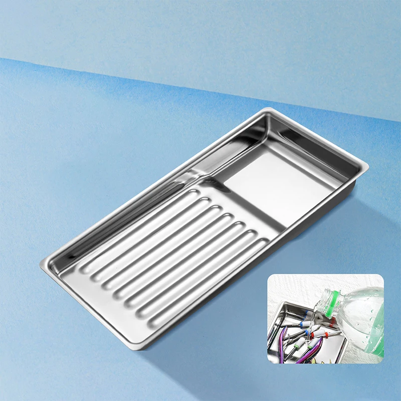 Stainless Steel Nail Tool Special Disinfection Tray Nail Tools Portable Storage Plate Nail Tool Display Rack