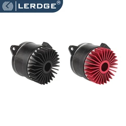 Lerdge-disipador de calor para impresora 3D, pieza para Motor redondo de 36, 1/4 piezas, aluminio, Negro, Rojo, accesorios de refrigeración