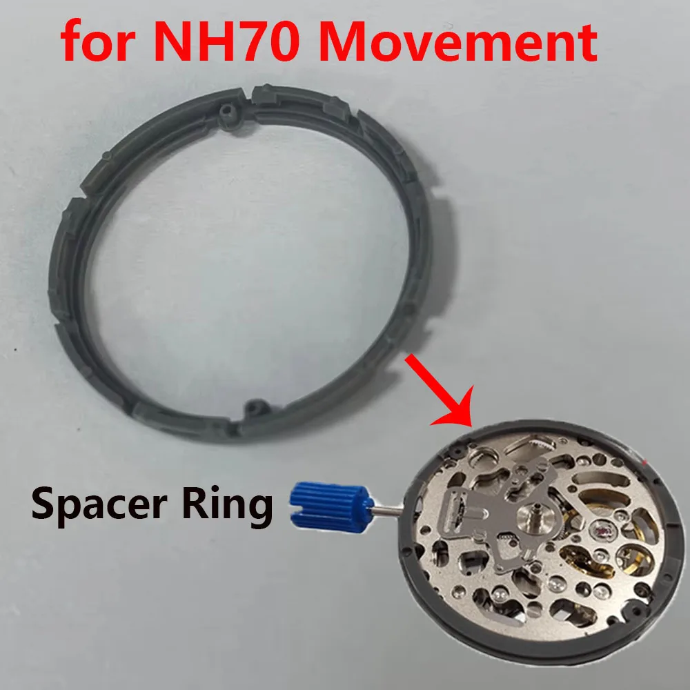

Replacement Watch Movement Spacer Ring for NH70 Movement Silicone Washer Rings Watches Movement Frame Holder Fixed Repair Parts