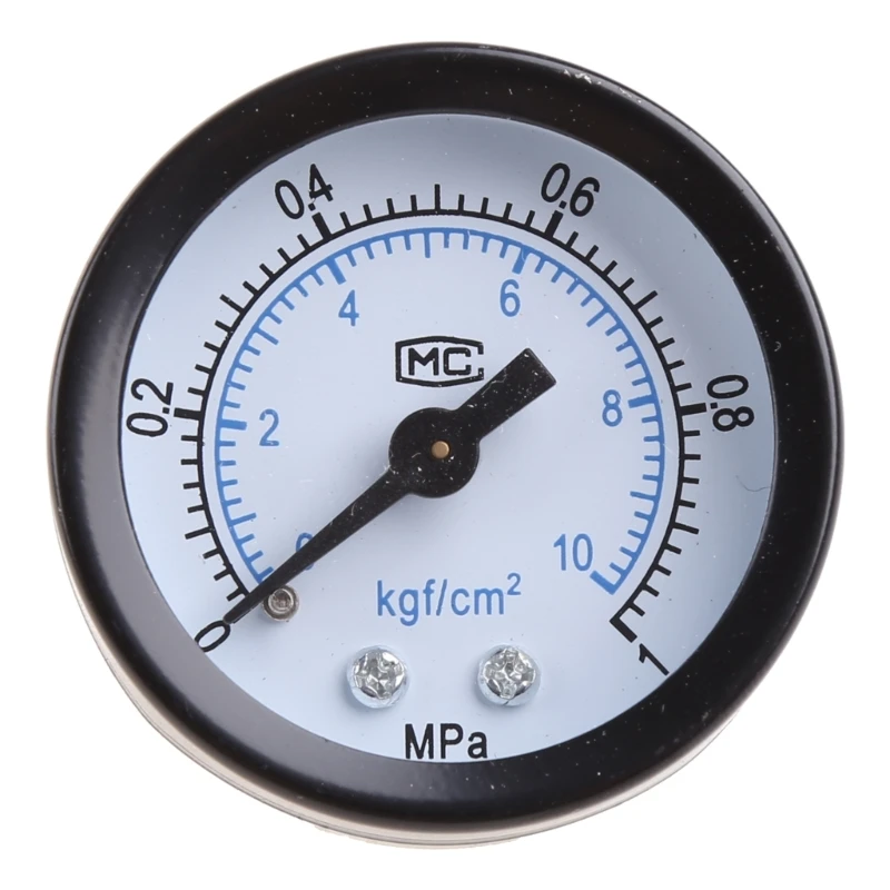 Utility Pressure Gauge 0-1.0 0-10kgf cm² Low Pressure Gauge 1/8