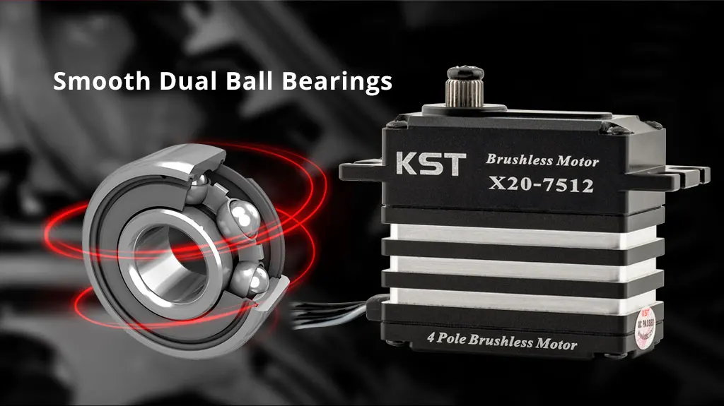 KST X20-7512 82Kgf.cm 0,11 Sek. Hochleistungs-Bürstenloser Servo – Detail 3