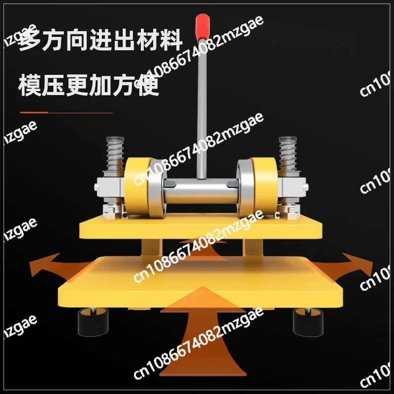 Manual Die-cutting Machine D1 for Leather Stamping and Fabric Cutting, Small Press with Knife Die Cutting Function for Sampling