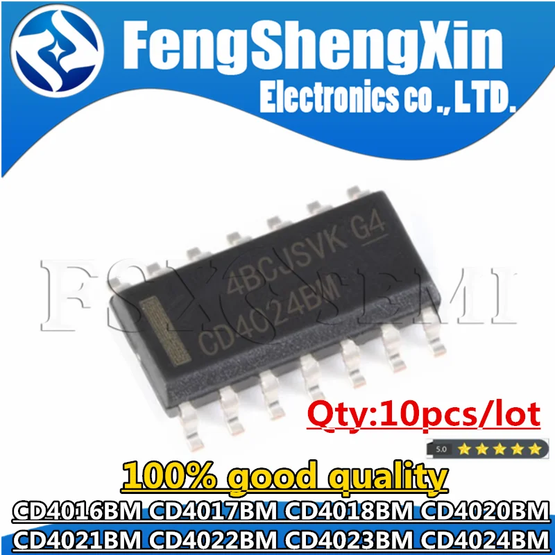 

10pcs/lot CD4016BM CD4017BM CD4018BM CD4020BM CD4021BM CD4022BM CD4023BM CD4024BM SOP-16 CMOS COUNTER/DIVIDERS IC