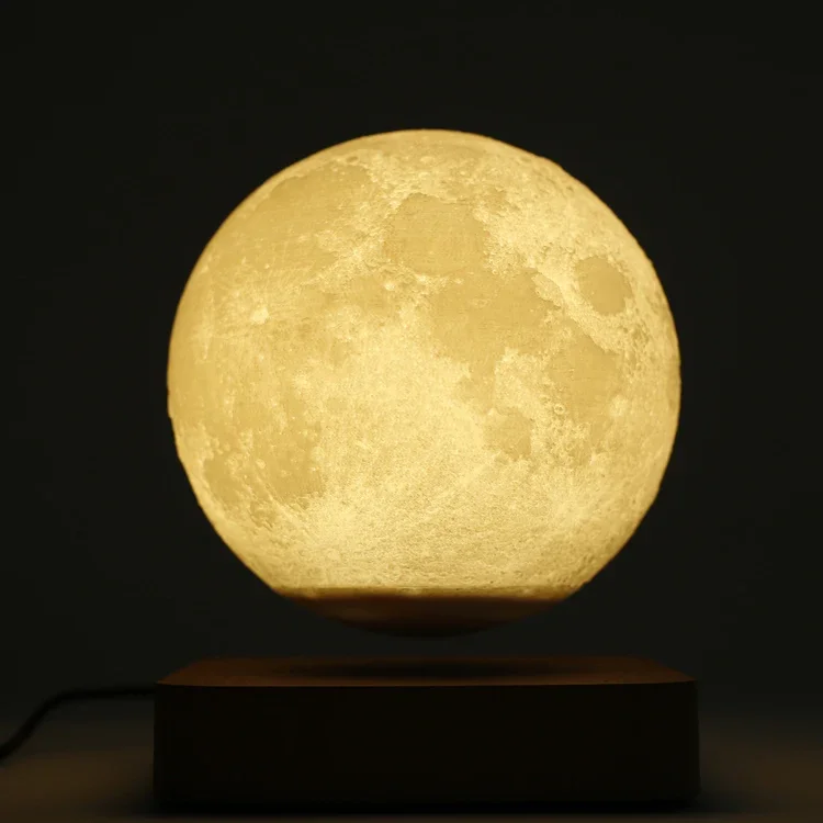 Lighting Magnetic Levitating Moon Lamp Floating Luna Home Decoration Gift For Christmas Bedside Lamp Moon Light