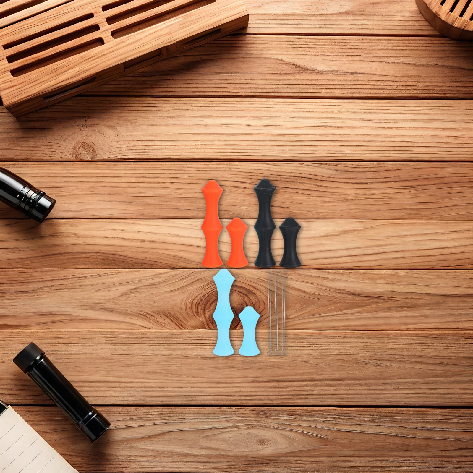 

6Pcs Archery Finger Guard Silicone Based Strong Flexible for Bowstring Impact Reduction Outdoor Hunting Tool Finger Guard