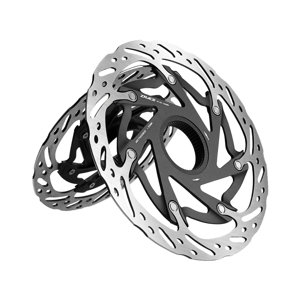 ZRACE RT-RX 센터 잠금 디스크 로터, 초경량 강력한 방열 플로팅 로터 140mm 160mm 도로 디스크 브레이크