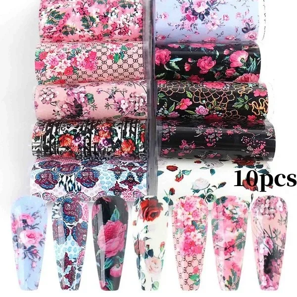 Delysia 킹 네일 스티커, 10PCs