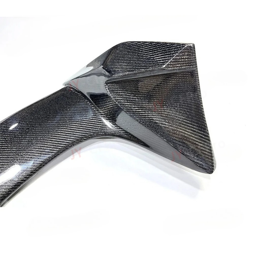 سبويلر خلفي عالي الجودة من ألياف الكربون الحقيقية FRP سبويلر خلفي للسقف جناح خلفي T نمط ملحقات السيارة لسيارة Toyota GR Yaris 2021up #4