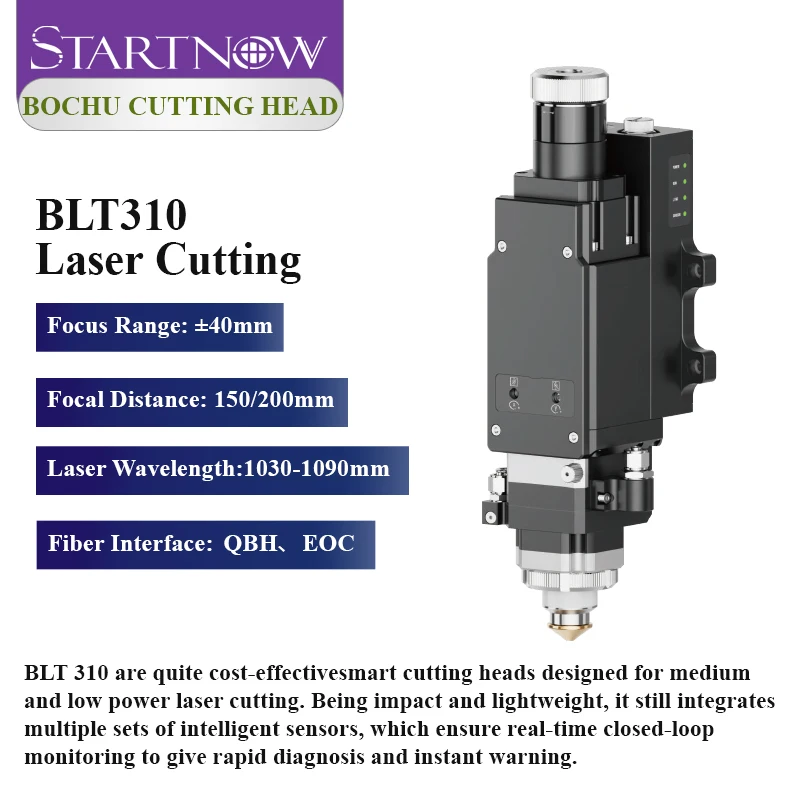Startnow BOCI 4KW BLT310 Fiber Automatic Focusing Intelligent Monitoring Laser Cutting Head With FSCUT2000E Controller System Se