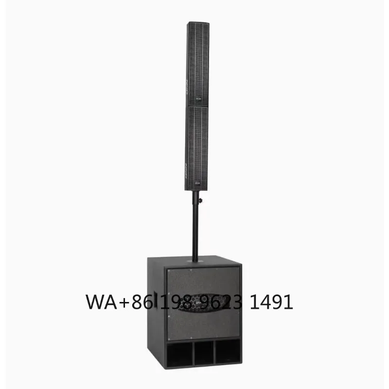 Dual 12 Inch 3-Way Passive Line Array Speaker 2200W 8Ohm Neodymium Outdoor Wireless