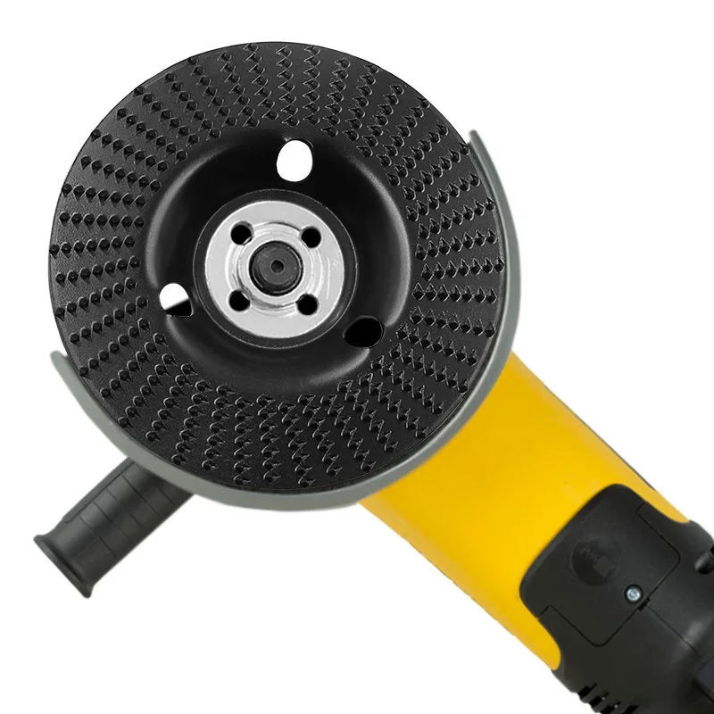 Blade Round Style Wood Angle Grinding Wheel Abrasive Disc Wood Carving Sanding Rotary disc Tools for 22mm Bore 125 Angle Grinder
