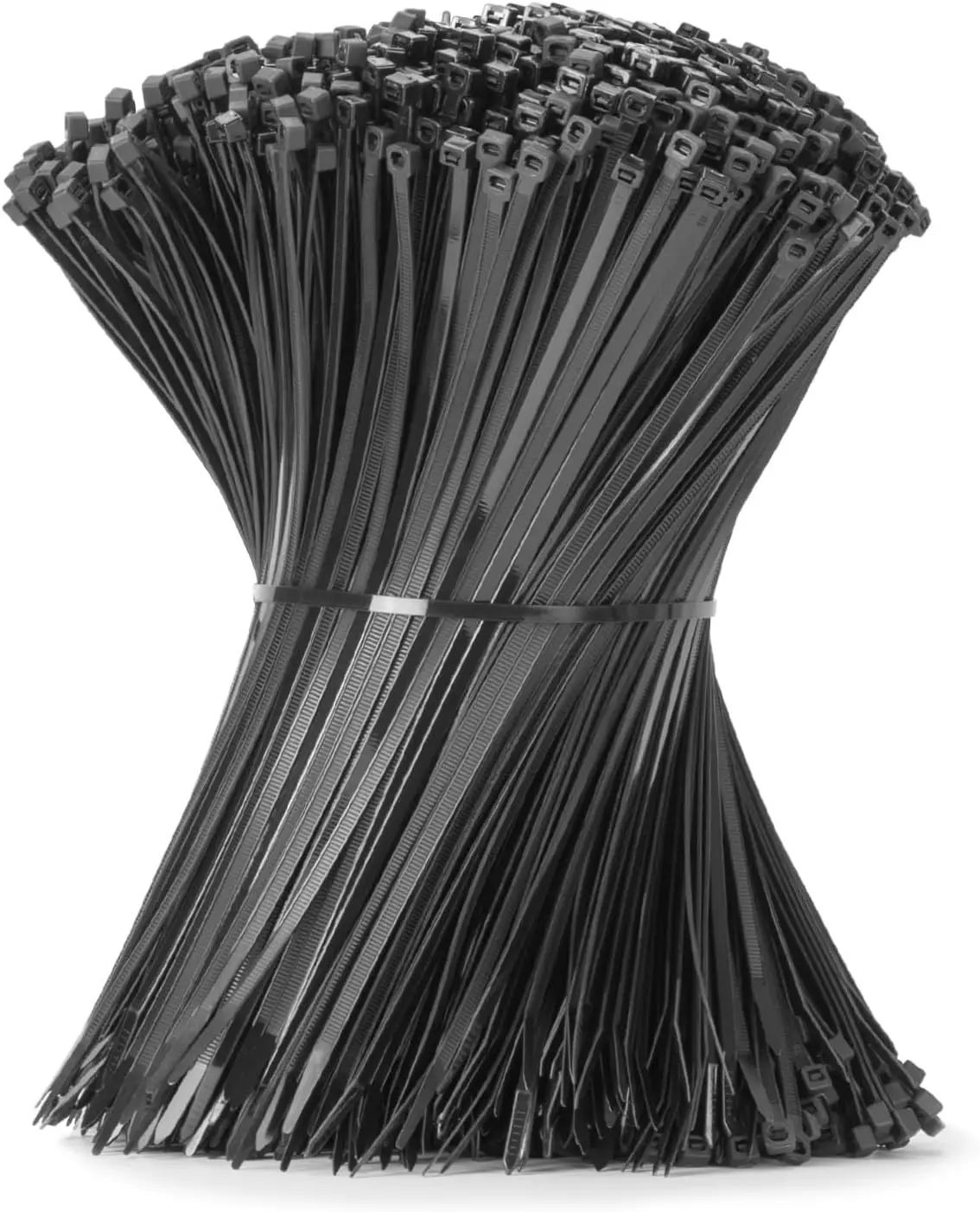 

12 Inch Black Zip Tie 5000 PCS, 60 Lbs - Small to Medium Zip Tie, Nylon PA66 UV Resistant Cable Tie Heavy Duty for Indoo