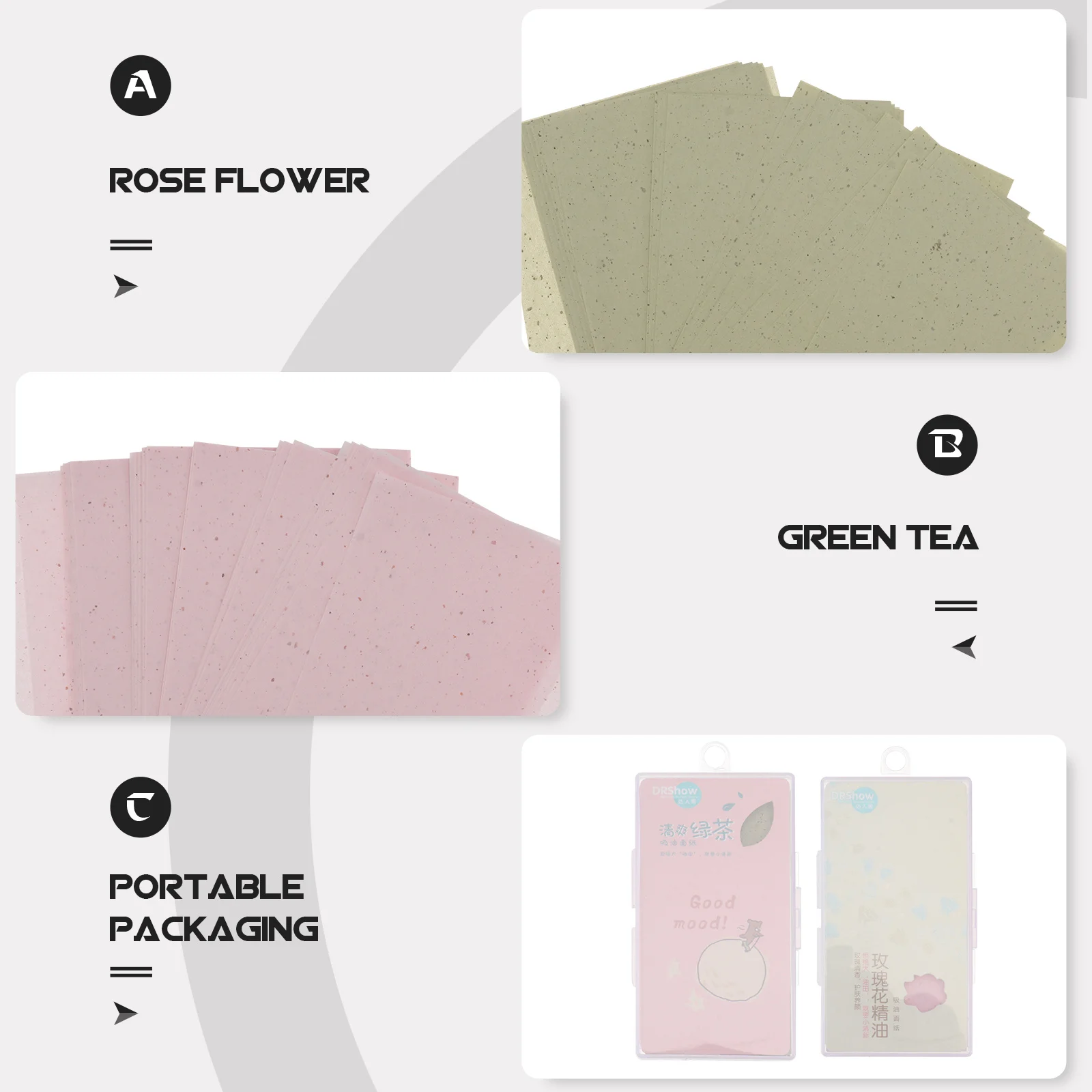 2 قطعة أوراق النشاف رقيقة جدا على الوجهين الأنسجة الوجهين للتحكم في الجلد الدهني الوجه T منطقة النفط امتصاص ورقة