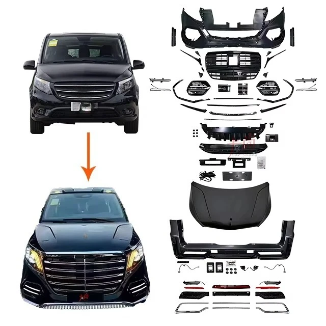 

Suitable for Benzz Vito V260 W447 Upgrade Executive Body Surround Kit Grille Front and Rear Bumper Assembly Modification