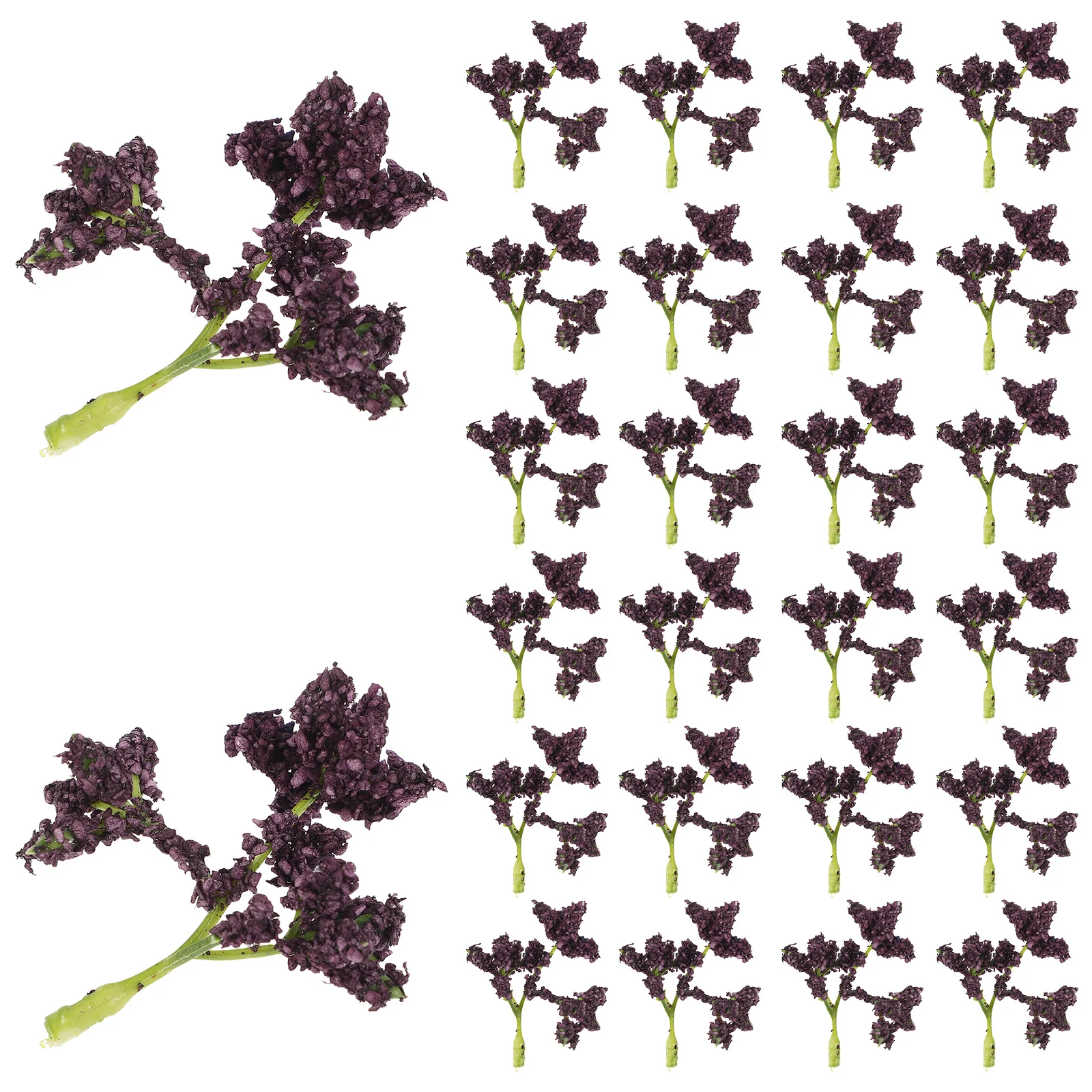 

100Pcs Artificial Foam Flower Stamens Mini Fake Flower Heads for Wedding Party DIY Craft Decoration Floral Arrangement Supplies