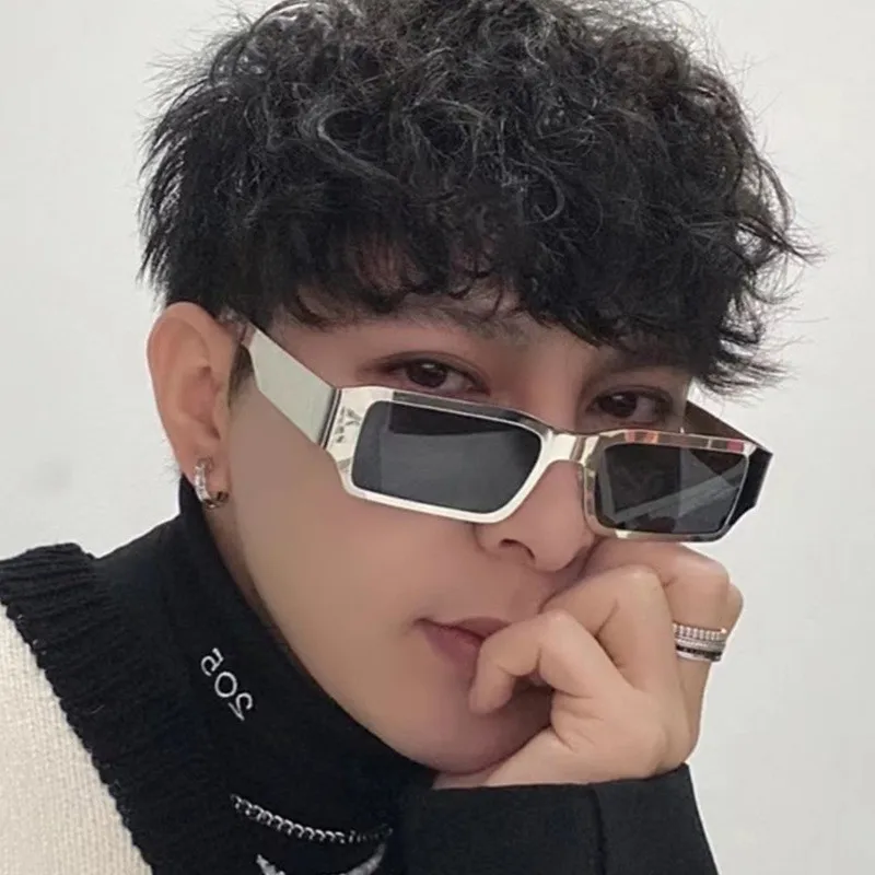 

Роскошные квадратные солнцезащитные очки унисекс, уличная мода, защита от ультрафиолета, оправа премиум-класса, высокое качество, минималистичный шикарный солнцезащитный экран