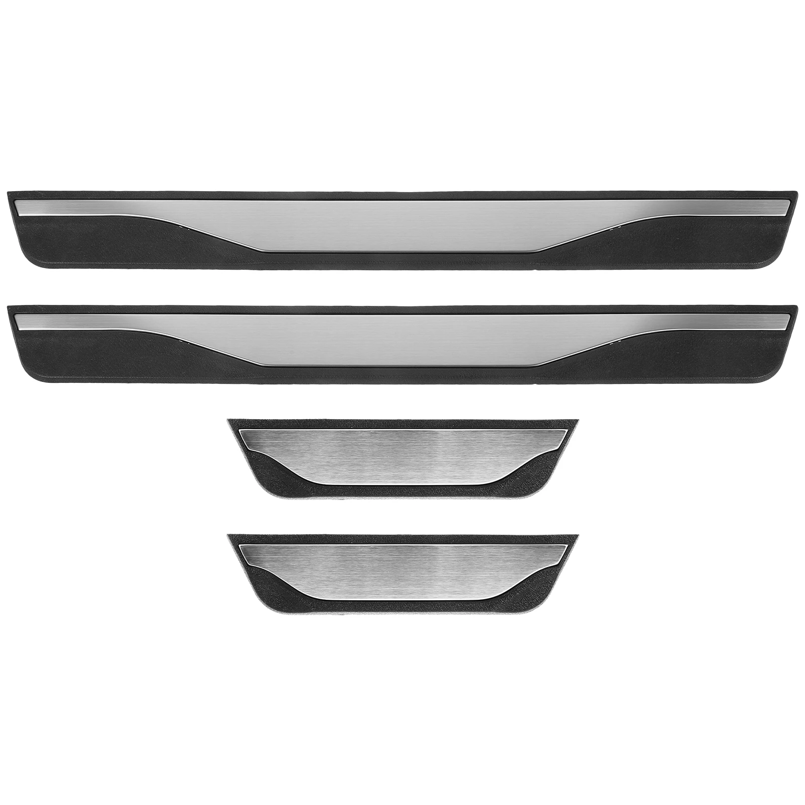 

1 Set Car Protector For Thick Durable Water Resistant Sill Guard Carbon Fiber Style Automotive Accessories Door Edge Guard