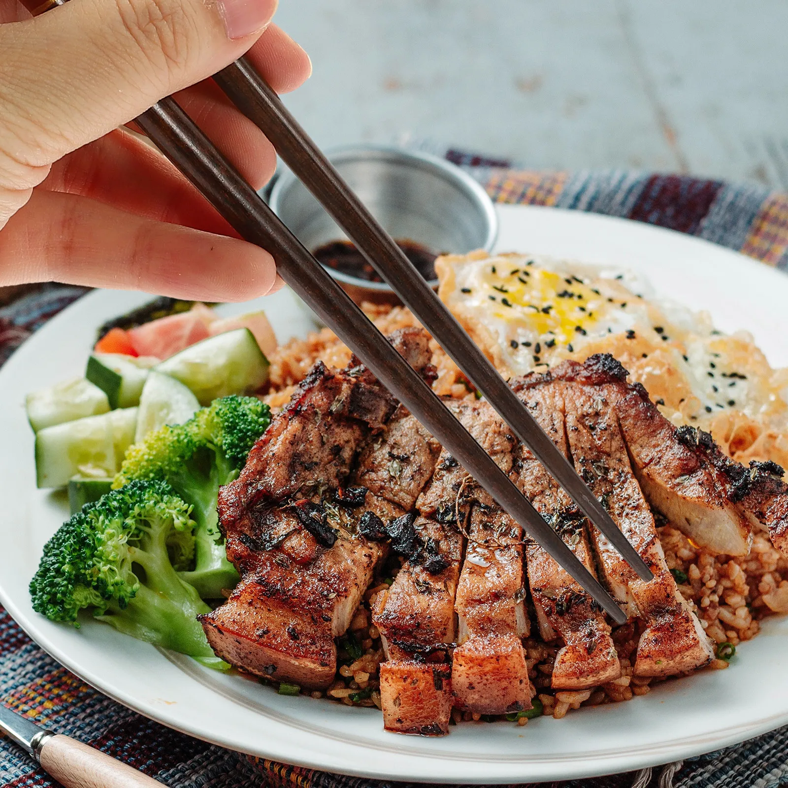 

3 set Portable Wooden Spoon Chopsticks Set 3 Spoons 3 Pairs Chopsticks Lightweight Travel Utensils For Picnic Camping Office