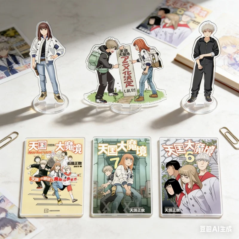 Colección Heavenly Delusion Anime 15CM soporte acrílico Cosplay Maru/Kiruko/Tokio accesorios de adorno regalos Fans modelo figura HD